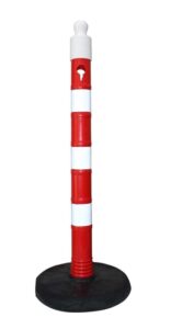 PLASTIC DELINEATOR ROUND WARNING POST – Gulf Safety