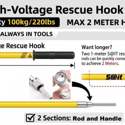 HIGH VOLTAGE RESCUE STICK