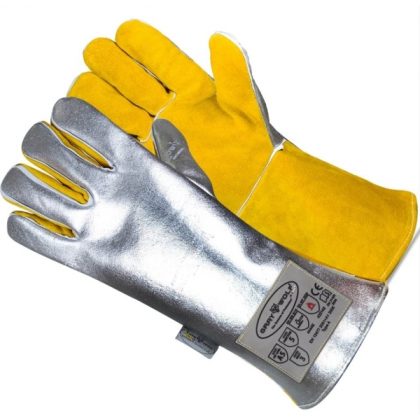 ALUMINIZED MOLTEN METAL AND HEAT RESISTANT GLOVES